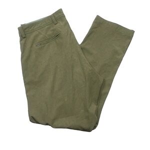 Linksoul‎ 36 Green Pants Polyester Blend Pockets Zipper Button Closure